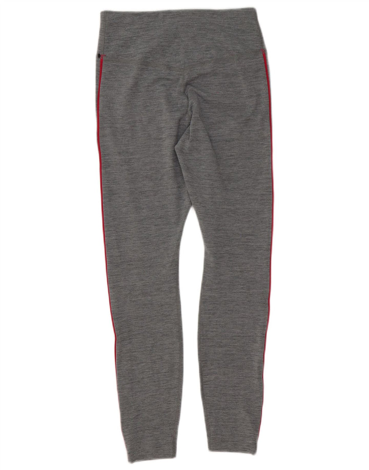 Leggings cu grafice Nike Dri Fit pentru femei UK 10 Small Gri Poliester