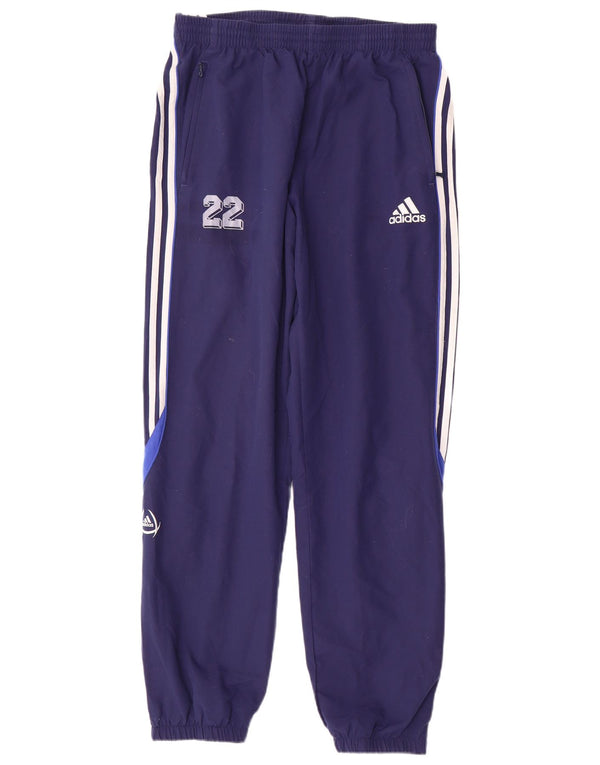 Pantaloni de trening grafic pentru bărbați ADIDAS Pantaloni de jogging UK 42/44 Mare bleumarin