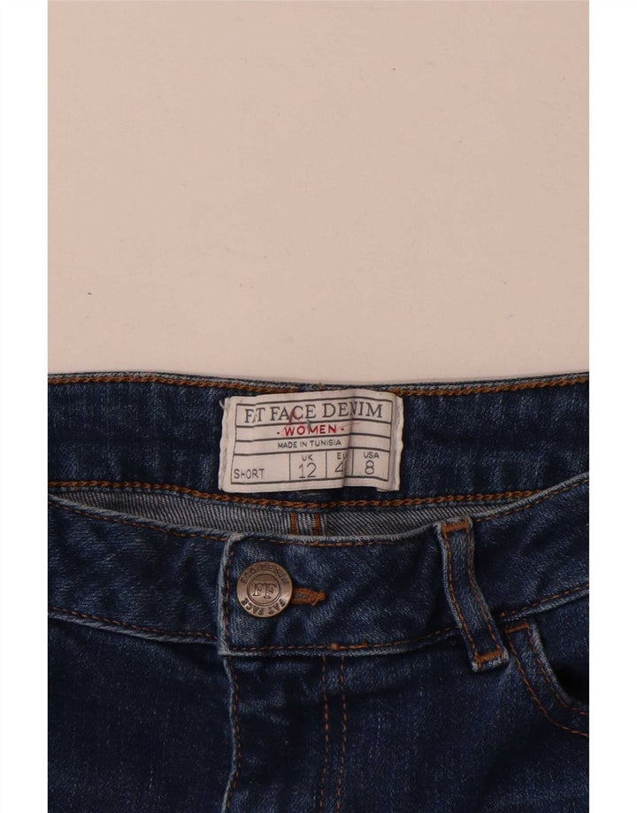 Pantaloni scurți din denim pentru femei Fat Face UK 12 Medium W30 Bumbac albastru