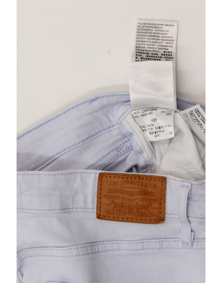 Blugi skinny cu talie mare 721 LEVI'S pentru femei L29 L25 Bumbac albastru