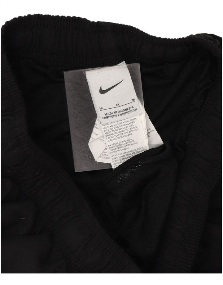 Pantaloni scurti sport NIKE pentru femei UK 12 Poliester mediu negru