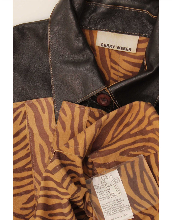 Gerry Weber Jachetă de piele pentru femei UK 14 Large Black