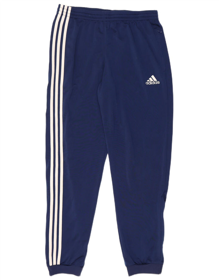 Pantaloni de trening pentru bărbați ADIDAS Joggeri Marea Britanie 40/42 Mediu Bleumarin Poliester