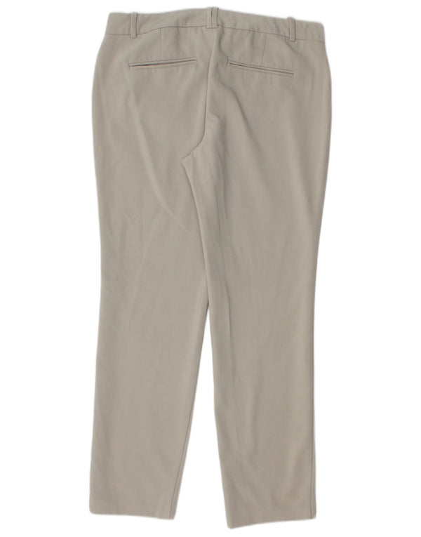 Pantaloni casual drepti pentru femei Calvin Klein US 6 Small W30 L26 bumbac gri