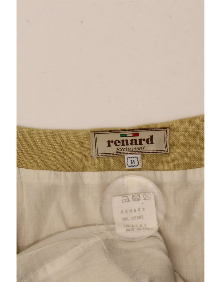 Renard Mens Utility Gilet UK 38 Medium Beige Bumbac