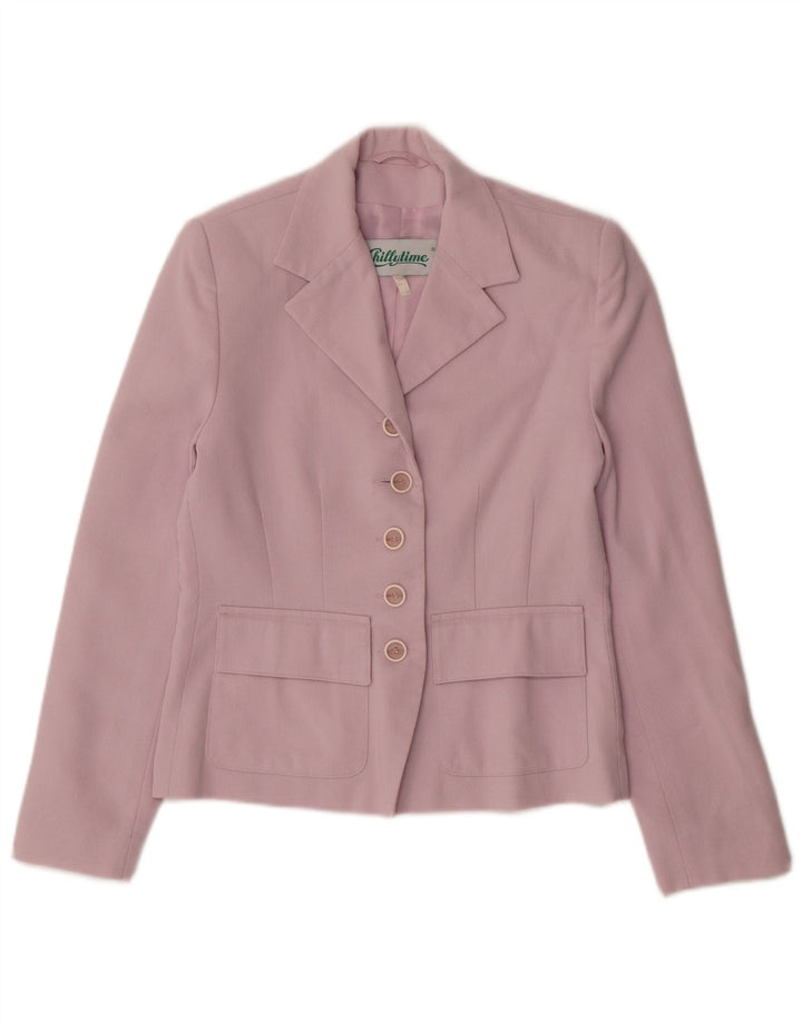 Jachetă Blazer pentru femei Chillytime cu 5 nasturi UK 8 Mic roz