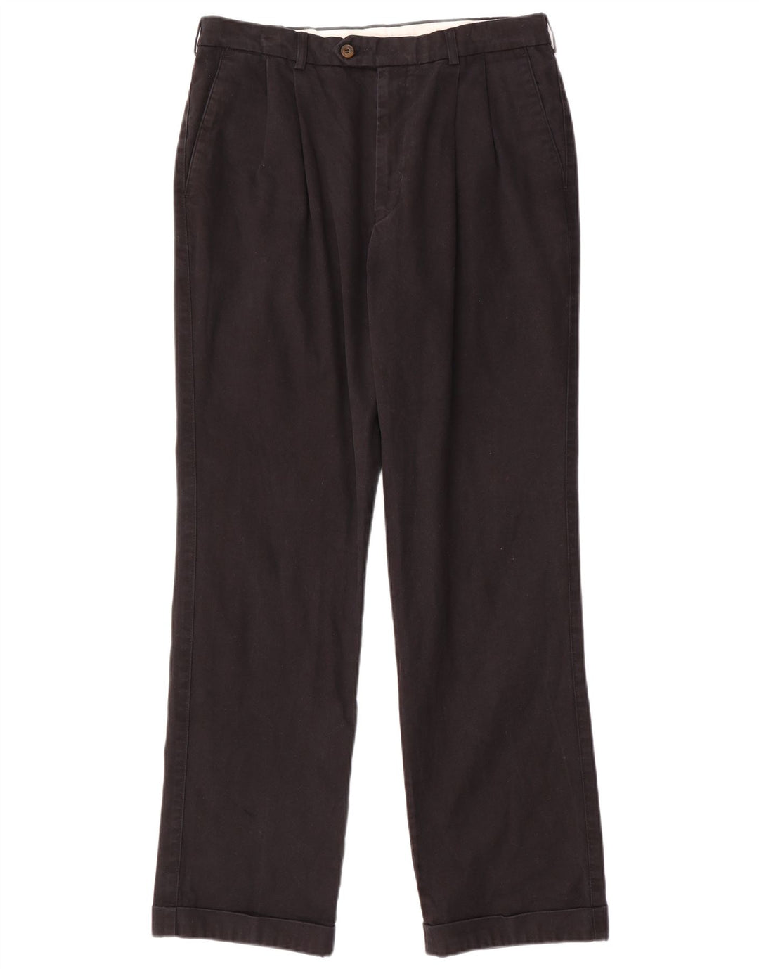 Pantaloni de costum pentru bărbați Marks & Spencer L34 L31, bumbac negru