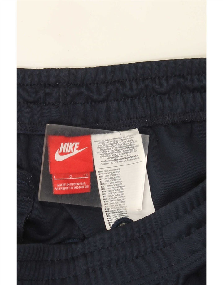 Pantaloni de trening Nike pentru bărbați Pantaloni de jogging mari, bleumarin, poliester color bloc