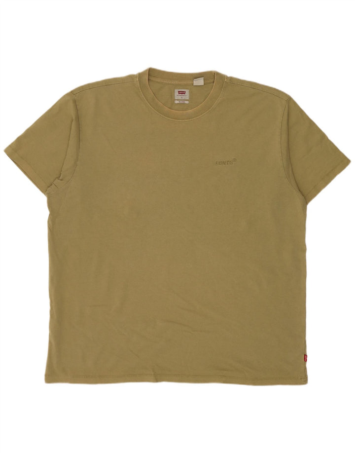 Tricou pentru bărbați Levi's Relaxed Fit Top mare kaki