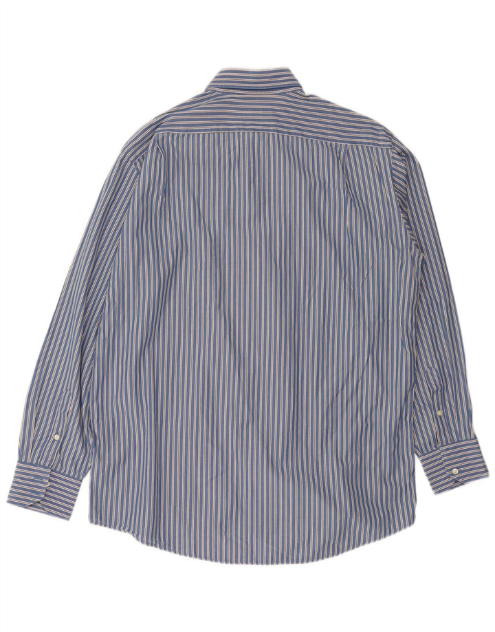 Cămașă pentru bărbați LACOSTE Mărimea 42 Bumbac cu dungi albastre mari