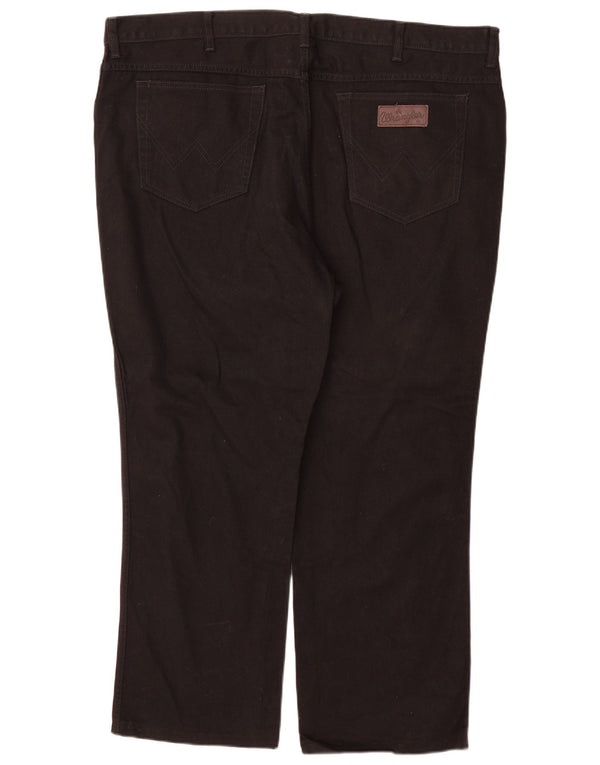 Blugi drepte pentru bărbați Wrangler Texas W46 L30 bumbac negru