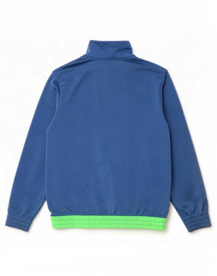 Jachetă de top pentru trening cu grafic pentru băieți Adidas 9-10 ani, albastru, color block