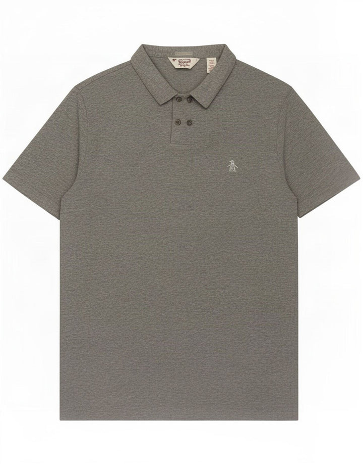 Tricou polo pentru bărbați Penguin, mare, gri bumbac