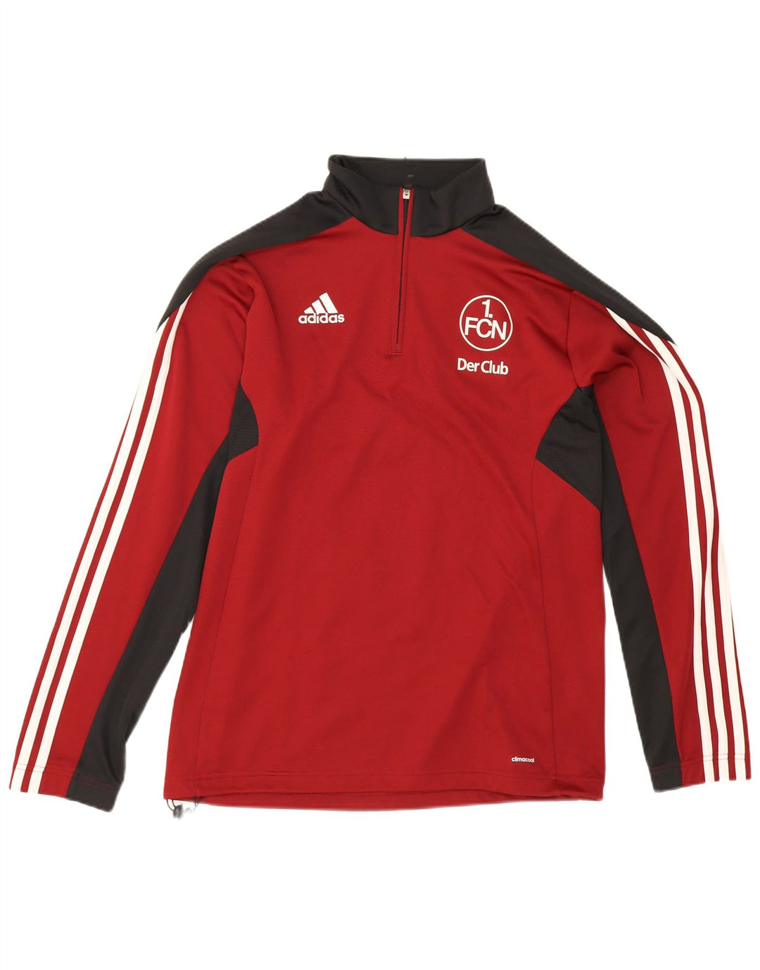 Adidas pentru bărbați Climacool Graphic Top cu mânecă lungă, roșu mediu, colorblock