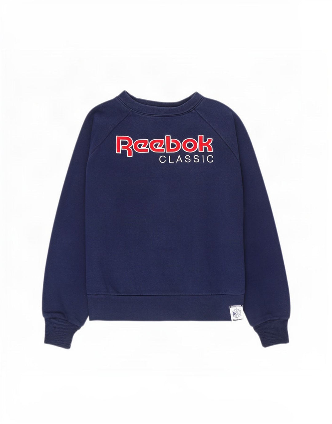 Pulover pentru femei Reebok Graphic Oversized Sweat UK 12/14 Medium Bleumarin