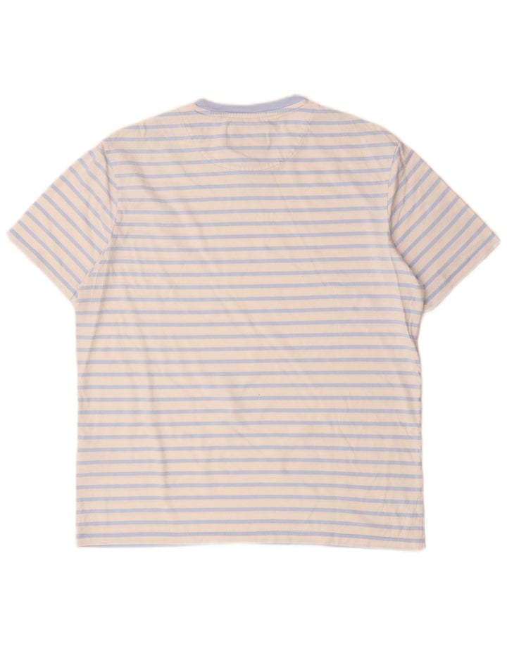 LYLE & SCOTT Tricou pentru femei Top mare din bumbac cu dungi albe