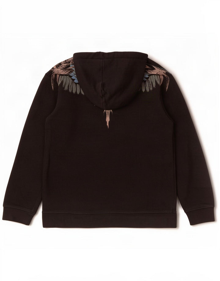 Pulover Marcelo Burlon pentru bărbați, bumbac mediu negru