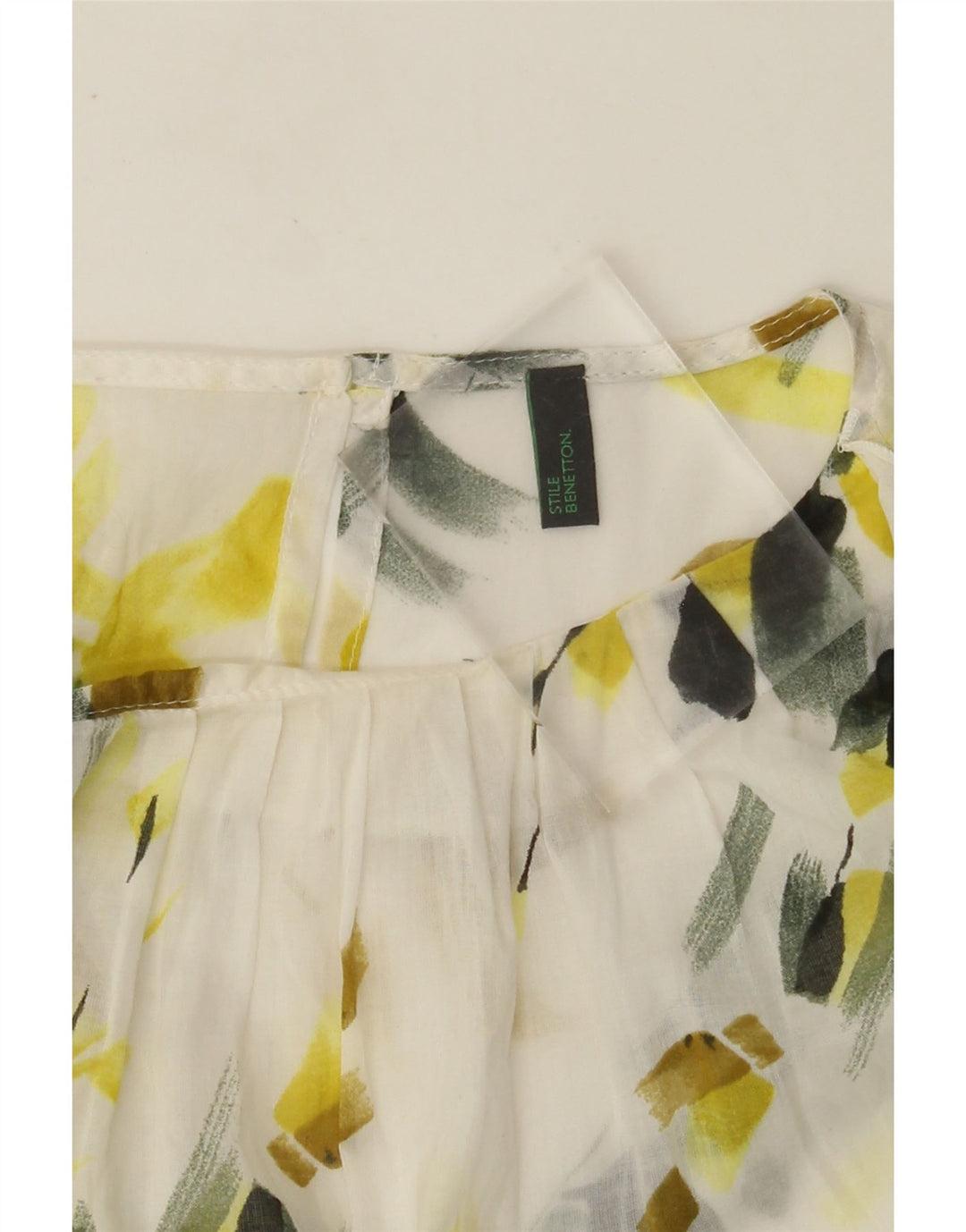 Bluză pentru femei BENETTON UK 12 Medium White Floral
