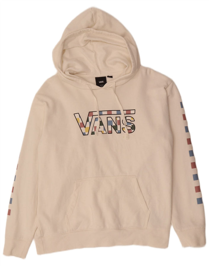 Hanocă grafică Vans pentru bărbați, bumbac alb mediu