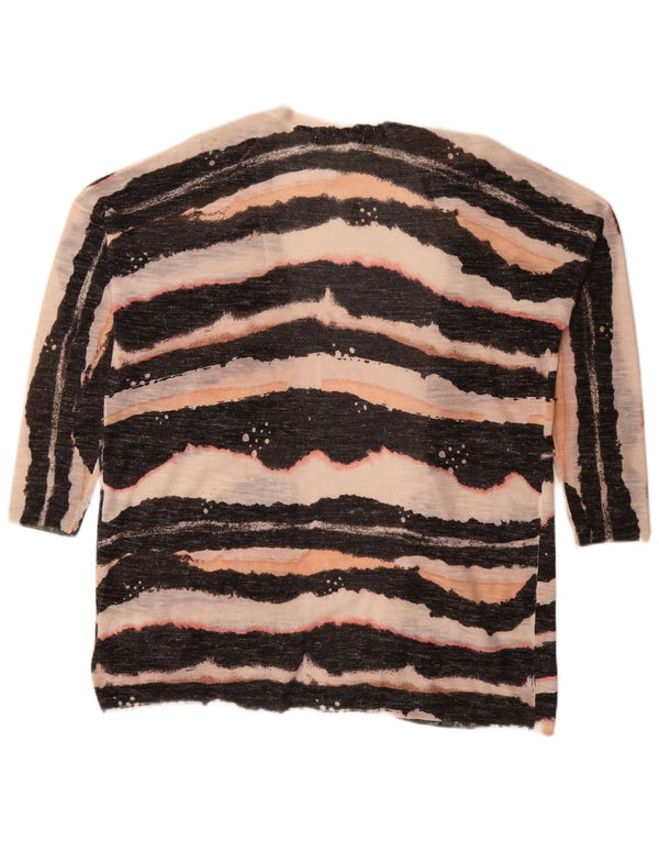 Pulover cardigan cu mâneci 3/4 pentru femei Marks & Spencer UK 14 Medium Negru