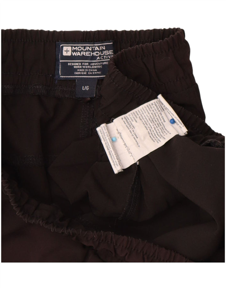 Pantaloni scurți sport pentru bărbați Mountain Warehouse Poliester negru mare
