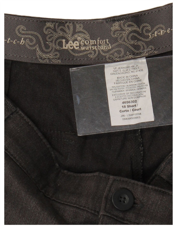 Pantaloni casual drepti LEE pentru femei cu talie înaltă US 18 2XL W38 L29 gri