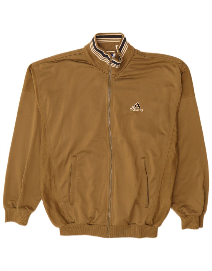 Jachetă de trening pentru bărbați Adidas UK 40/42 Poliester kaki mediu