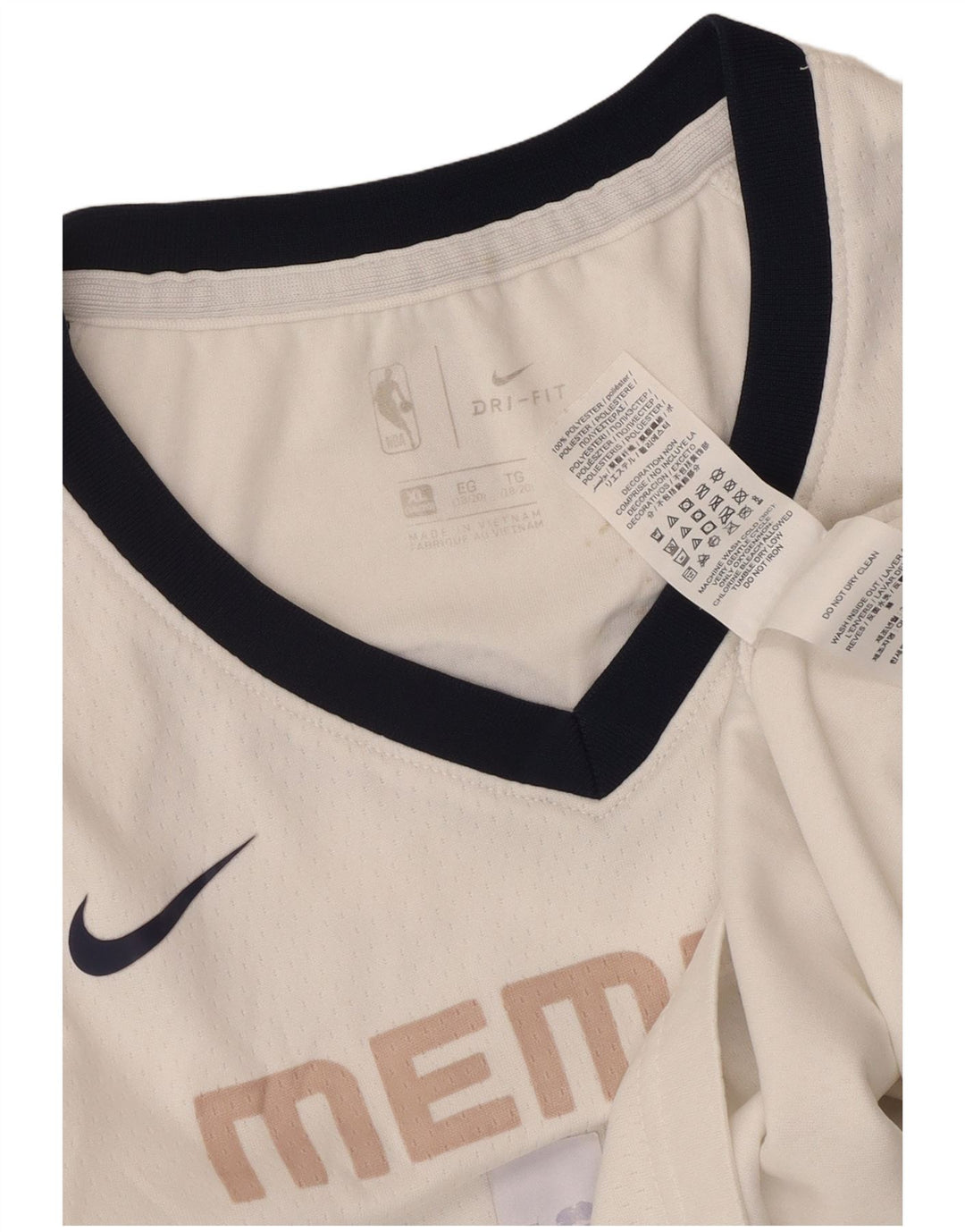 Vesta NIKE Memphis Graphic pentru băieți, 15-16 ani, XL, alb, bloc de culoare