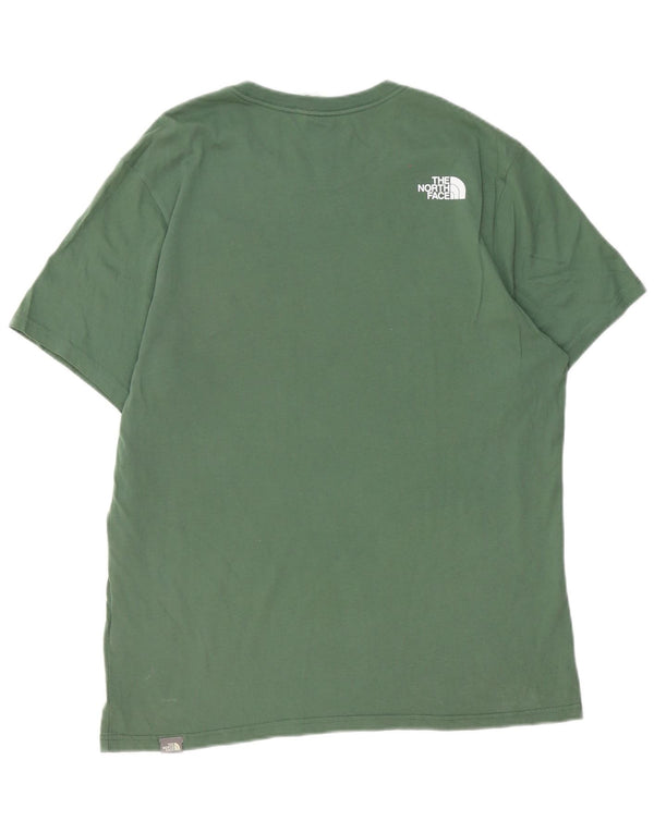 Tricou grafic pentru bărbați The North Face Top mare din bumbac verde