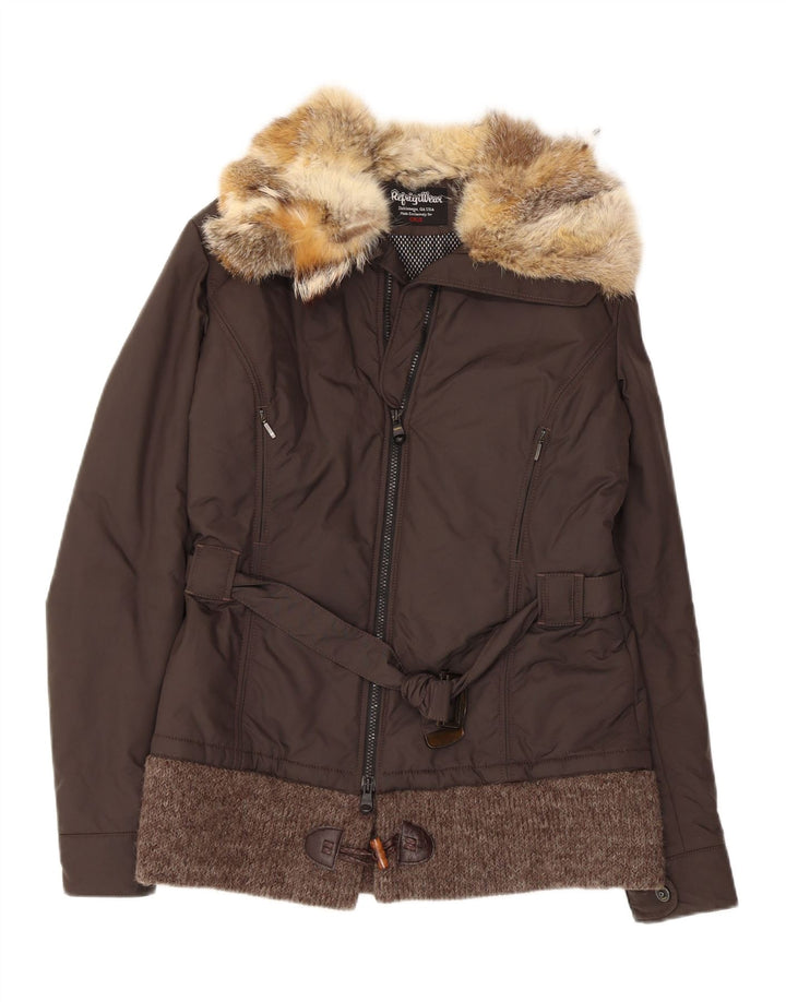 Jachetă pentru damă Refrigiwear Cruz Windbreaker UK 14, mare, gri din poliamidă
