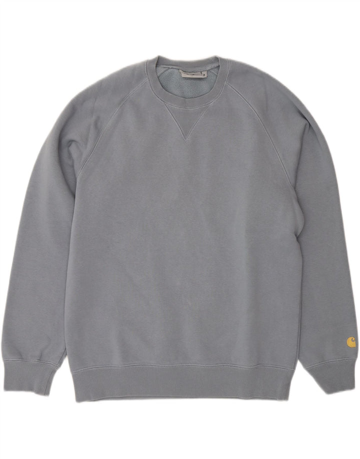 Pulover pentru bărbați Carhartt Pulover Bumbac albastru mediu