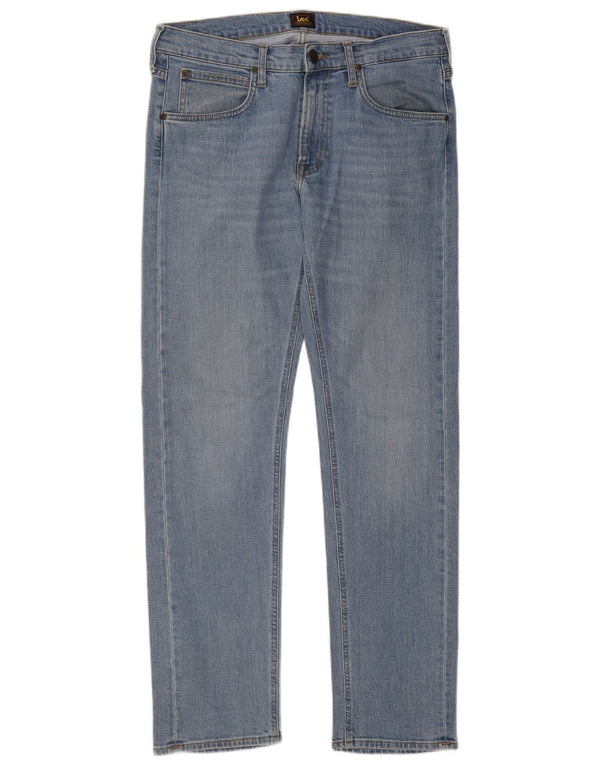 Blugi Lee pentru bărbați Daren Zip Fly Slim W32 L32 Bumbac albastru