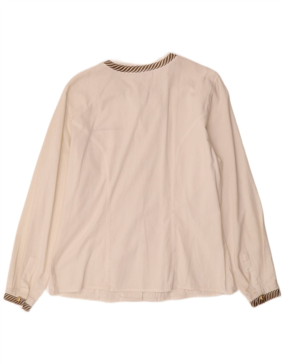 Bluză cămașă pentru femei ROCCOBAROCCO IT 46 Bumbac cu dungi albe mari