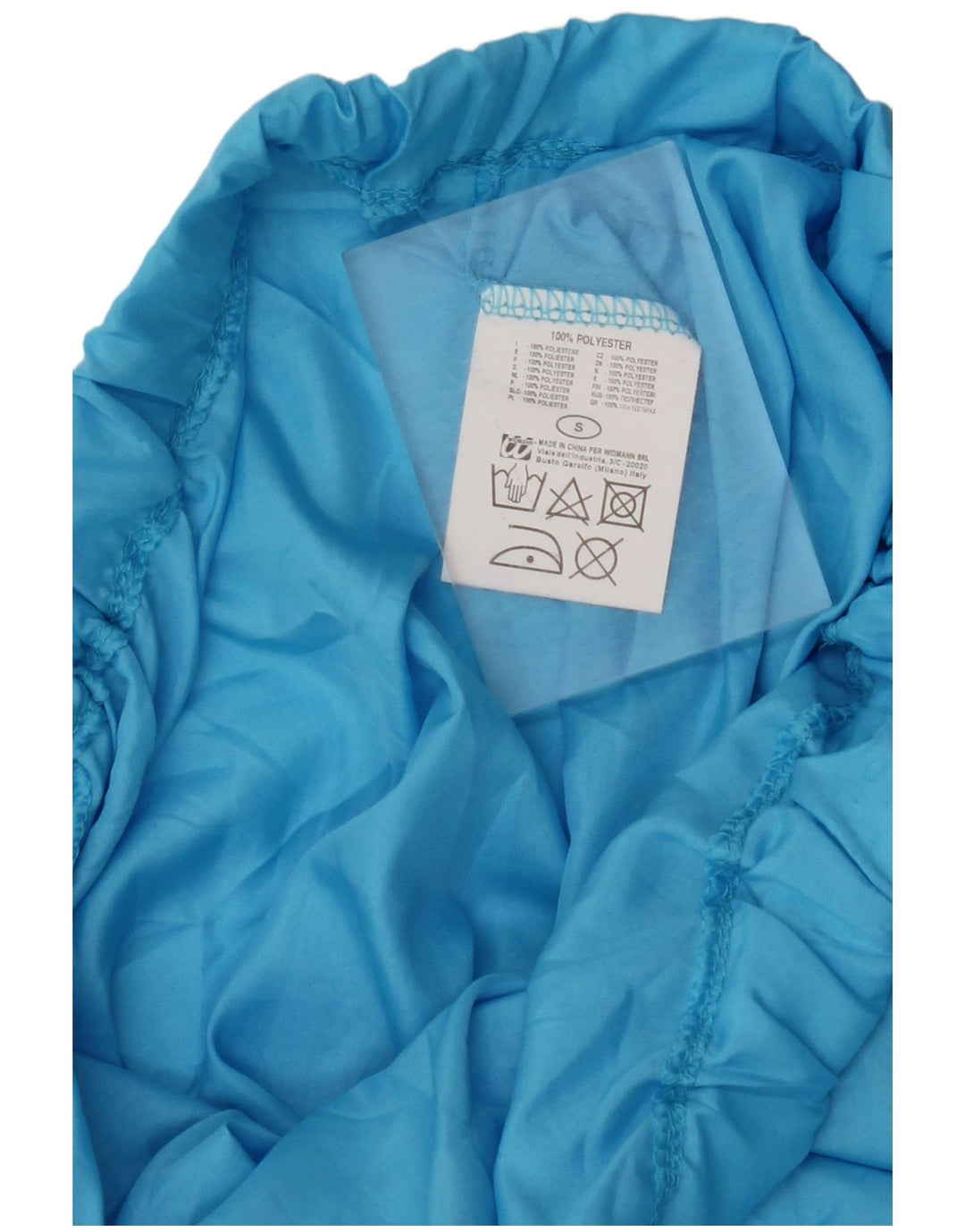 VINTAGE Pantaloni de trening pentru femei Joggeri UK 10 Small Blue Colorblock