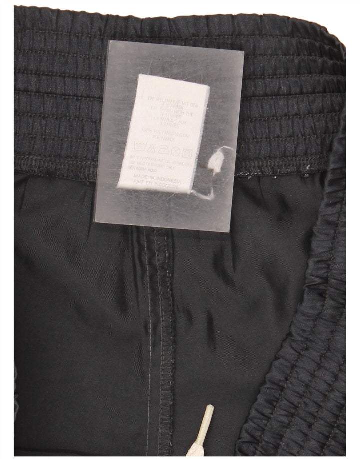 Pantaloni scurți sport Adidas pentru femei UK 10 Small Negru Poliamidă