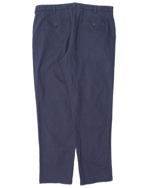 Pantaloni chino drepți pentru bărbați IZOD L36 L32 bumbac bleumarin