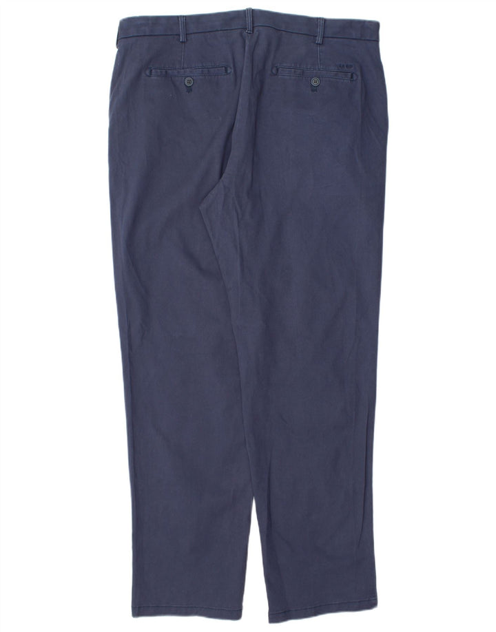 Pantaloni chino drepți pentru bărbați IZOD L36 L32 bumbac bleumarin