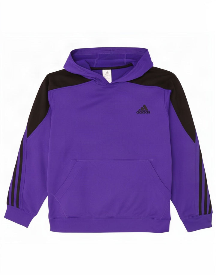 Pulover adidas pentru bărbați, mare, violet, poliester color bloc