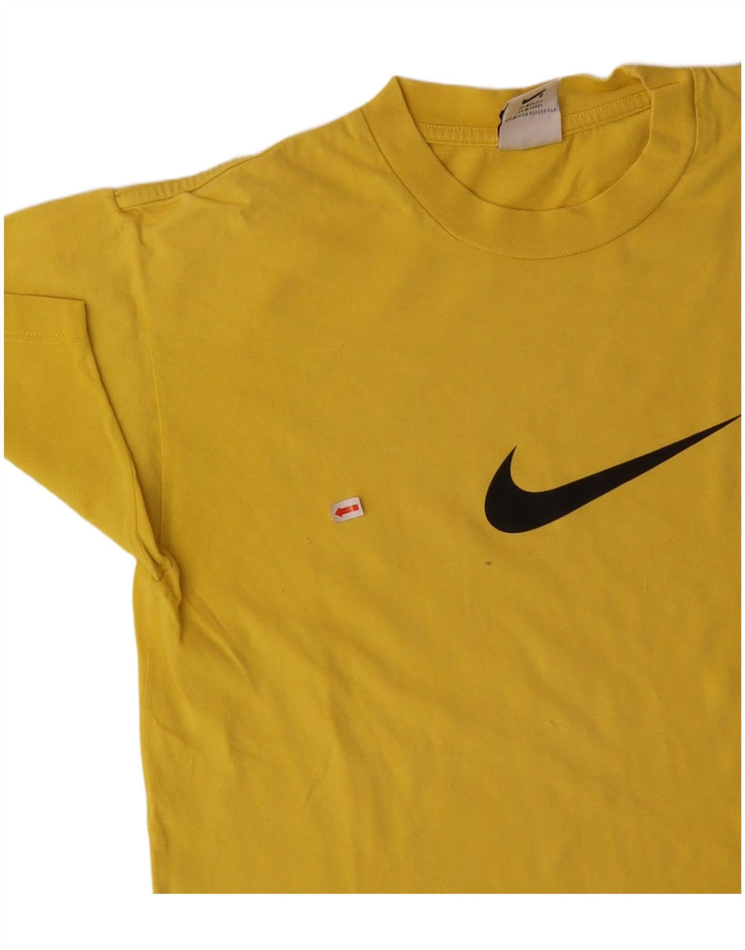Tricou grafic pentru băieți NIKE Top 13-14 ani XL bumbac galben