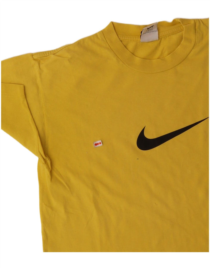Tricou grafic pentru băieți NIKE Top 13-14 ani XL bumbac galben