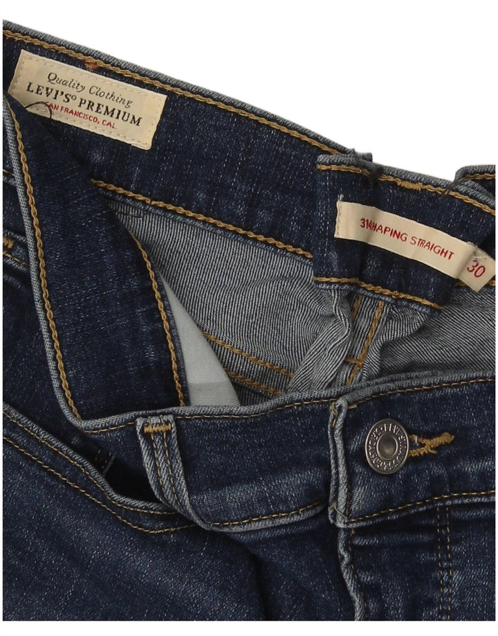 Blugi drepți modelați 314 Levi's pentru femei L30 L32 albaștri