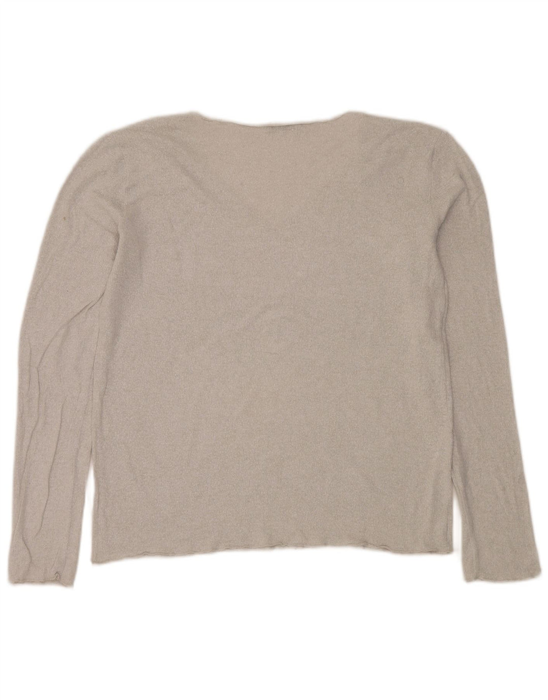 Pulover cu decolteu în V Zara pentru femei UK 16 Large Silver