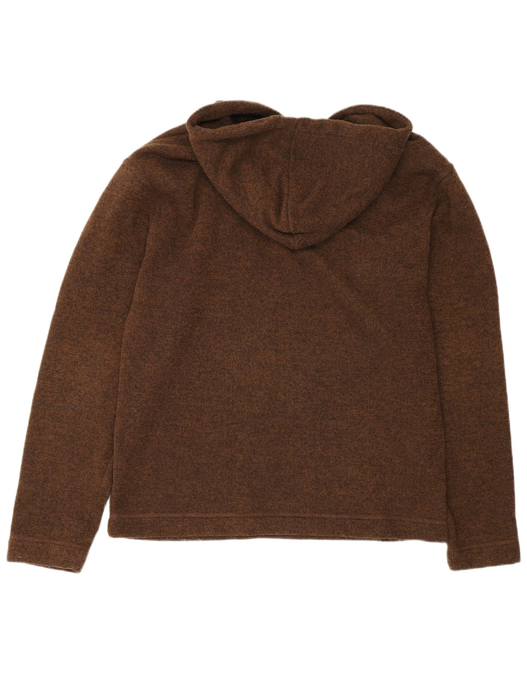 Pulover cu glugă Sherpa pentru bărbați Weird Fish, maro mediu, poliester cu pete