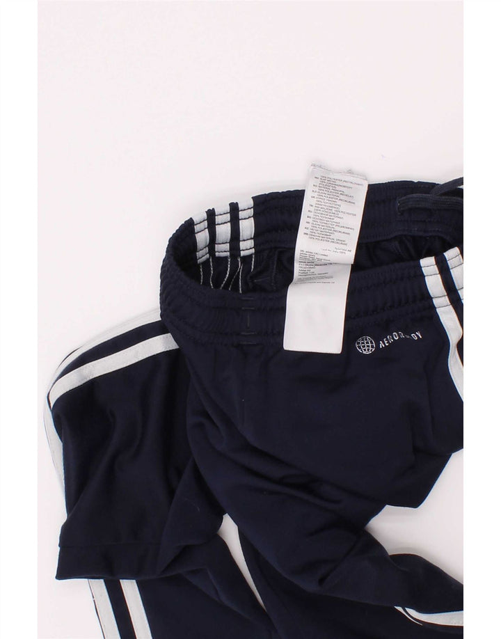 Pantaloni de trening Adidas Aeroready pentru baieti 7-8 ani poliester bleumarin