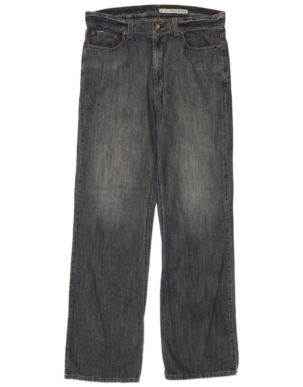 Blugi Dkny Bărbați Drepți L34 L34 Bumbac Albastru
