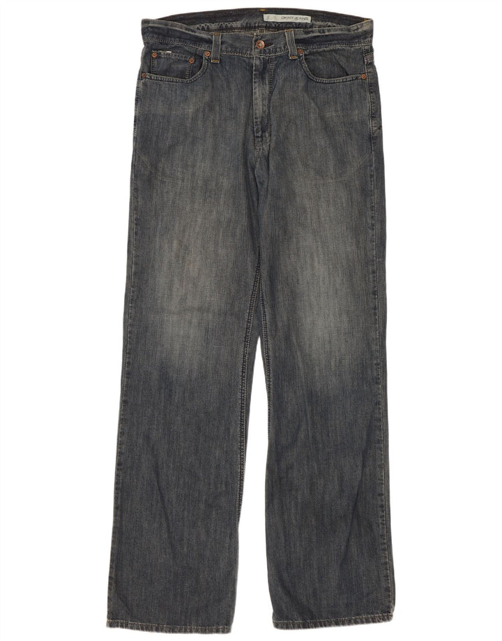 Blugi Dkny Bărbați Drepți L34 L34 Bumbac Albastru