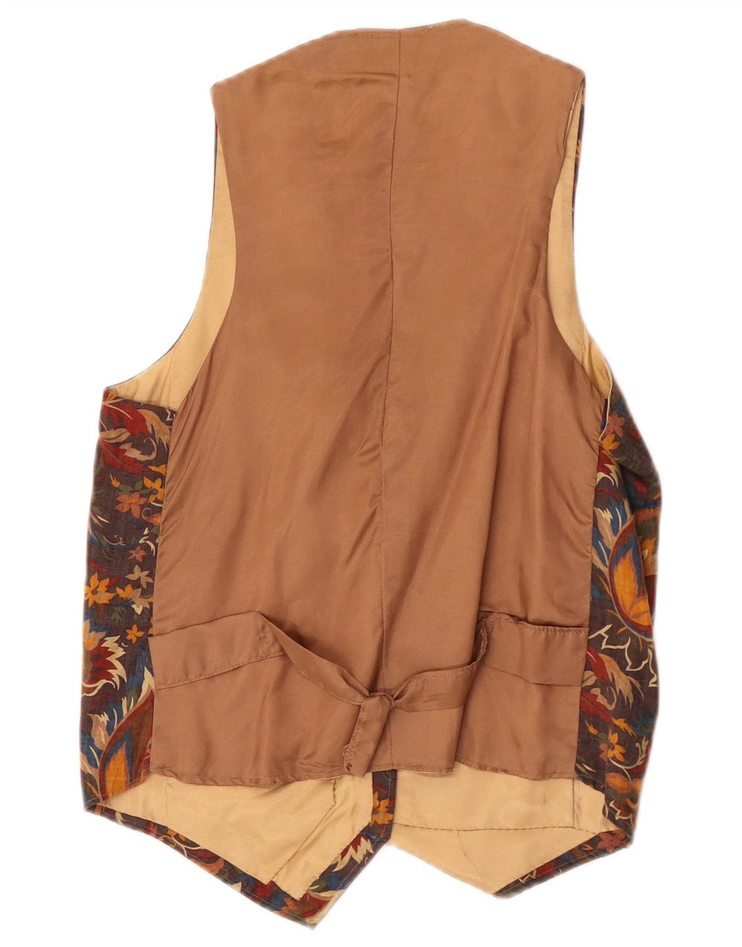Vestă Vintage pentru bărbați XS Maro Floral