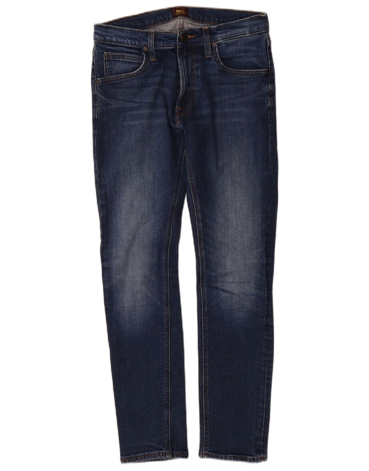 Blugi Lee Luke Slim pentru femei W29 L30 Bumbac albastru