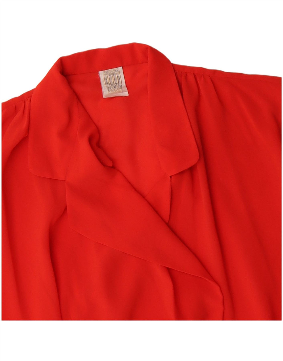 Bluză cămașă pentru femei Ferre cu mâneci 3/4 UK 18 XL Poliester roșu