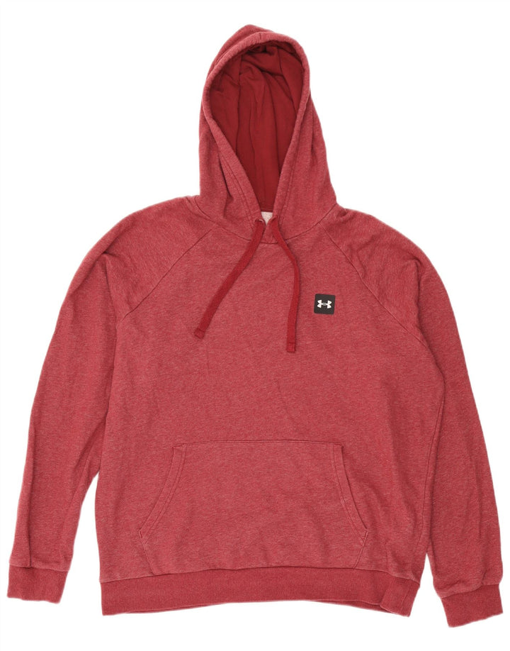 Pulover Under Armour pentru bărbați, bumbac roșu mare